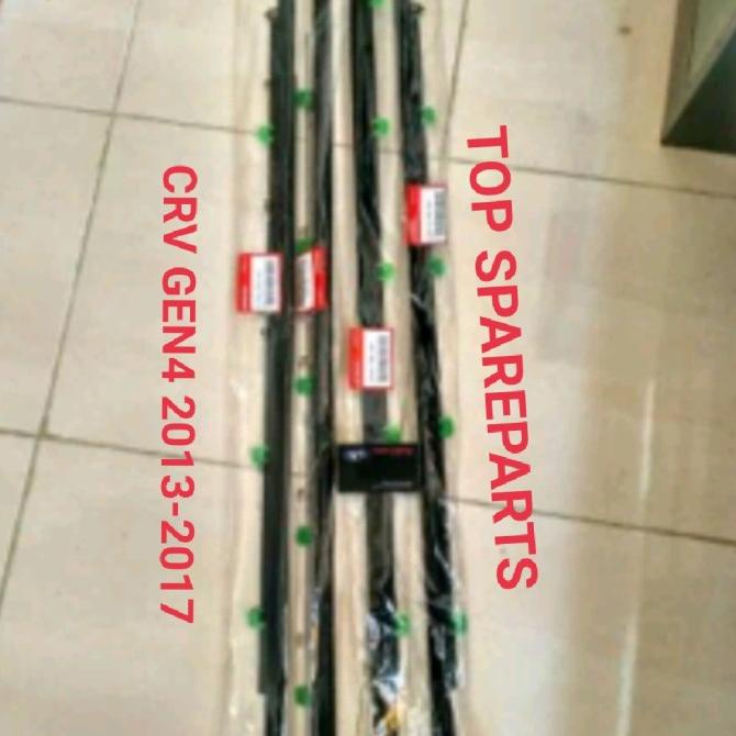 Pelipit Karet Kaca Luar Set Honda Crv Gen4 2013 2014 2015 2016 2017