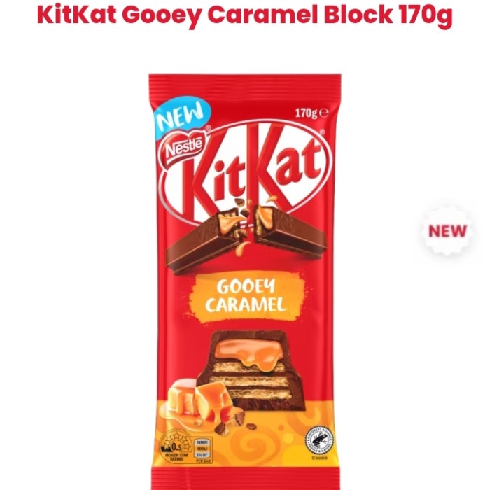 

Kit Kat Gooey Caramel Kitkat 170 Gr