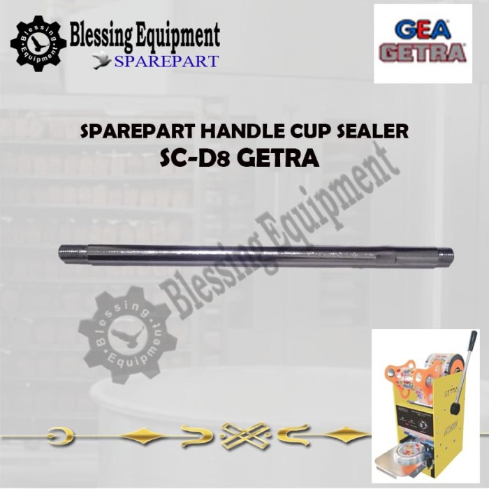 Kualitas terbaik] SC-D8 / ET-D8 Sparepart Handle Besi Cup Sealer Getra