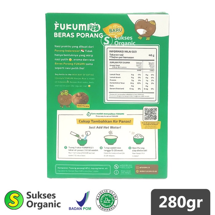 

Konjac Shirataki Rice Instant Fukumi 280Gr