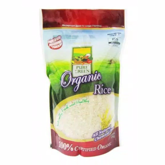 

Pure Organic Long Grain 1Kg Rice Organik