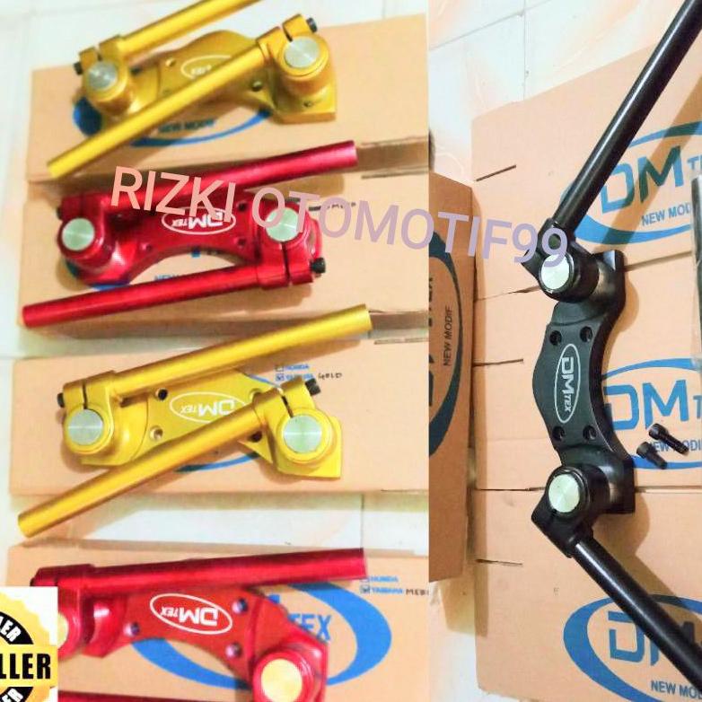 TERMURAH STANG JEPIT MOTOR PLUS DUDUKAN ,STANG JEPIT VIXION ,CB150R ,BYSON ,VERZA , MEGAPRO ,TIGER ,