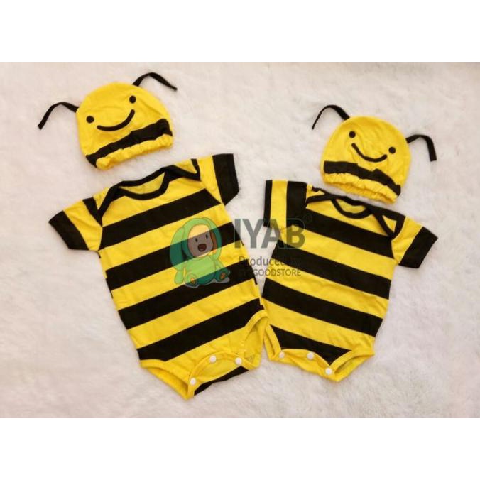 COD Baju Bayi Perempuan Laki-laki Jumper Bayi Lebah 0-6 Bulan