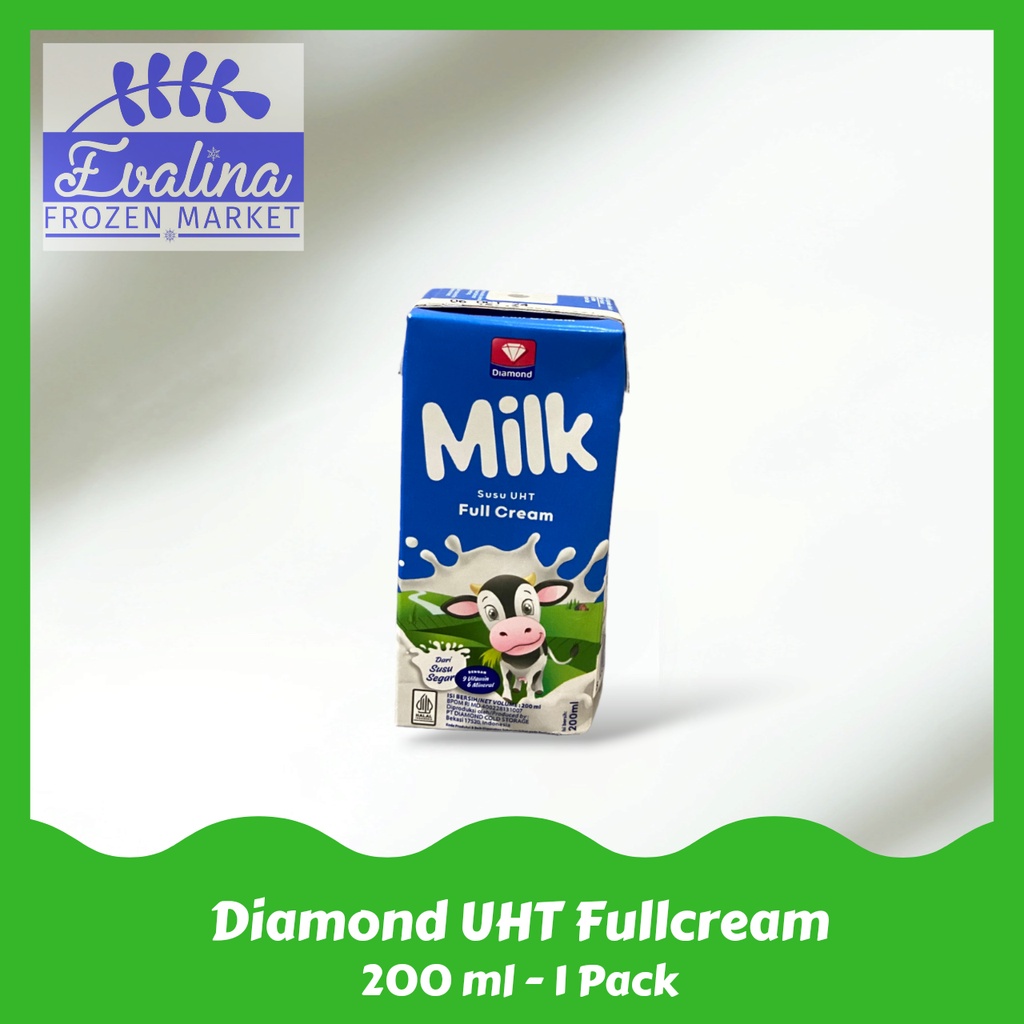 

Susu UHT Diamond 200ml Susu 200 ml Diamondmilk 200ml - 1 Pack