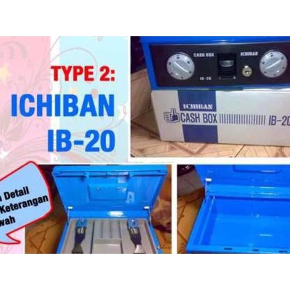 Cash box ichiban IB20/ BRANKAS / TEMPAT PENYIMPANAN UANG /ICHIBAN IB20 Arival