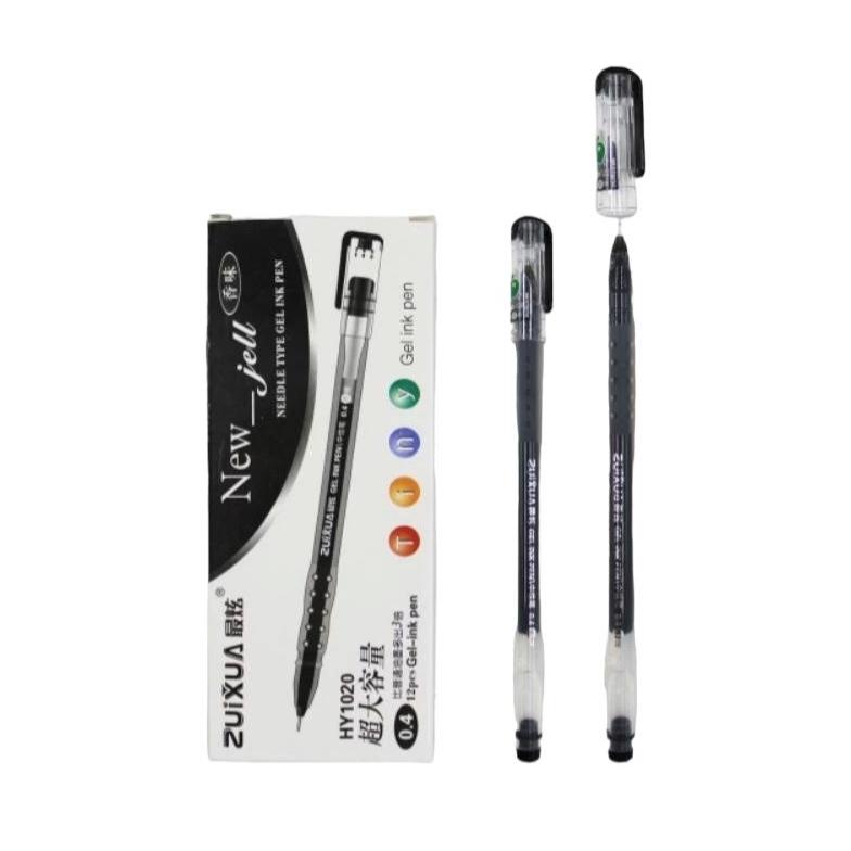 

(1 pcs) Pulpen Bolpen Bolpoin Ballpoint Pena Zuixua Zui Xua New Jell Gell Pen Office Hitam 0.3mm