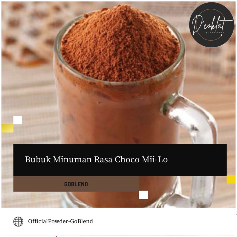 

Bubuk Choco Mii-lo Powder 1 kg