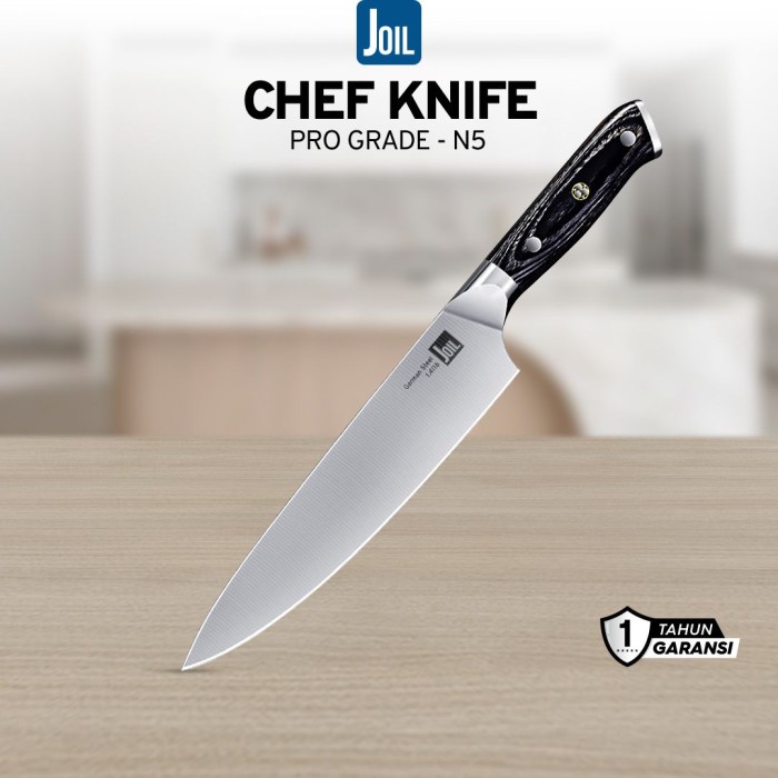Pisau Dapur Super Tajam Chef Knife Stainless Steel Baja - Joil
