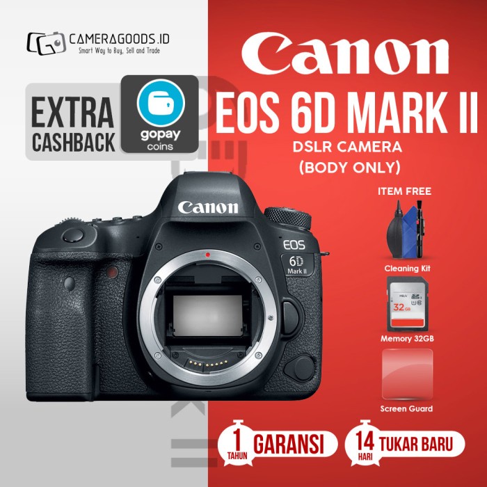 ( camera Goods ) NEW Canon EOS 6D Mark II Body Only - LIMITED STOCK