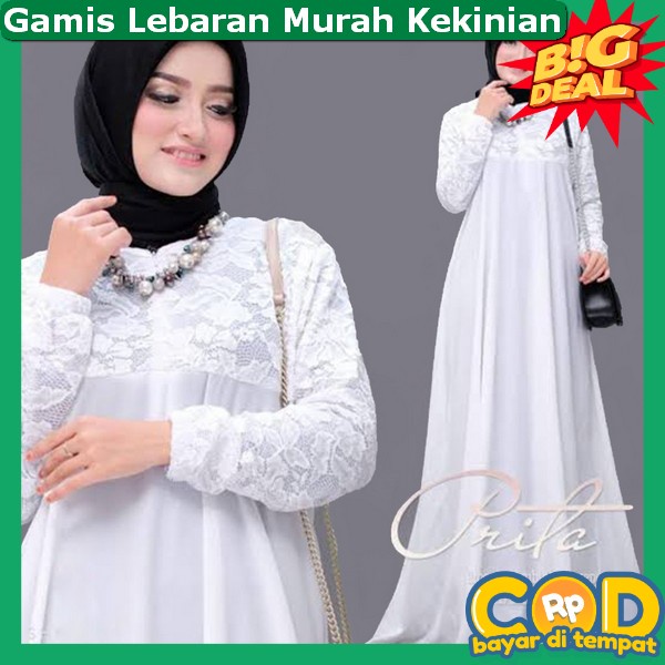 Baju Muslim Wanita Terbaru Abaya Dewasa Lenaran Mewah Elegant Gemis Muslim Terbaru Gamis Mewah Lebar
