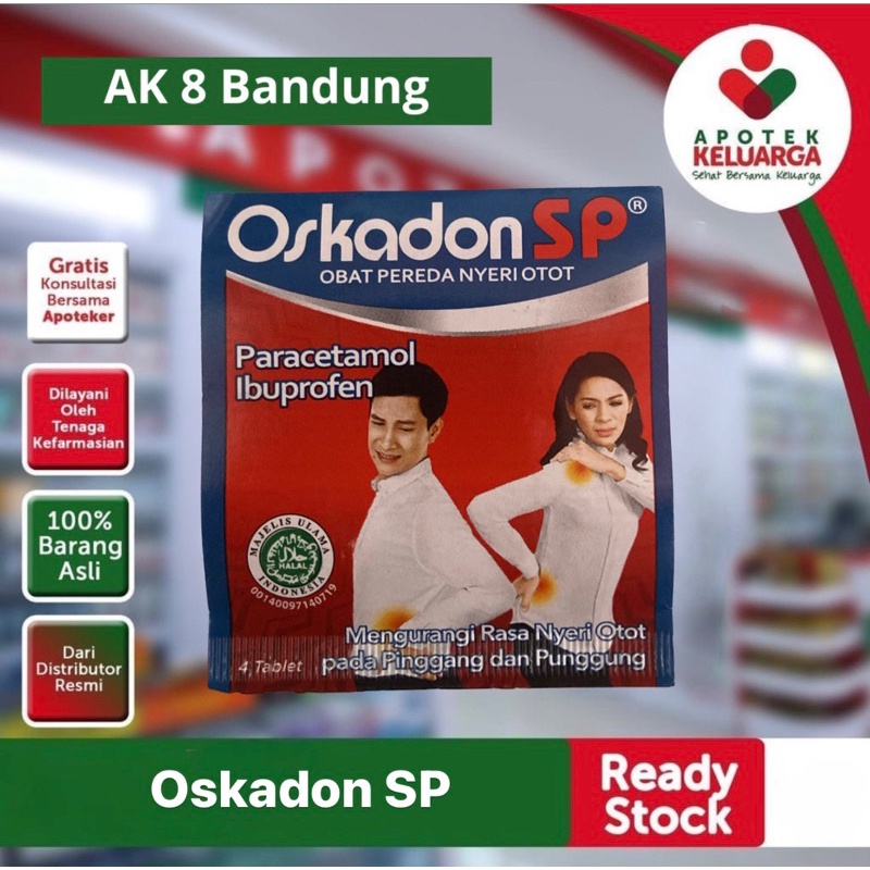 Oskadon Sp 4 Tablet #obat sakit pinggang #obat nyeri- APOTEK LEGAL