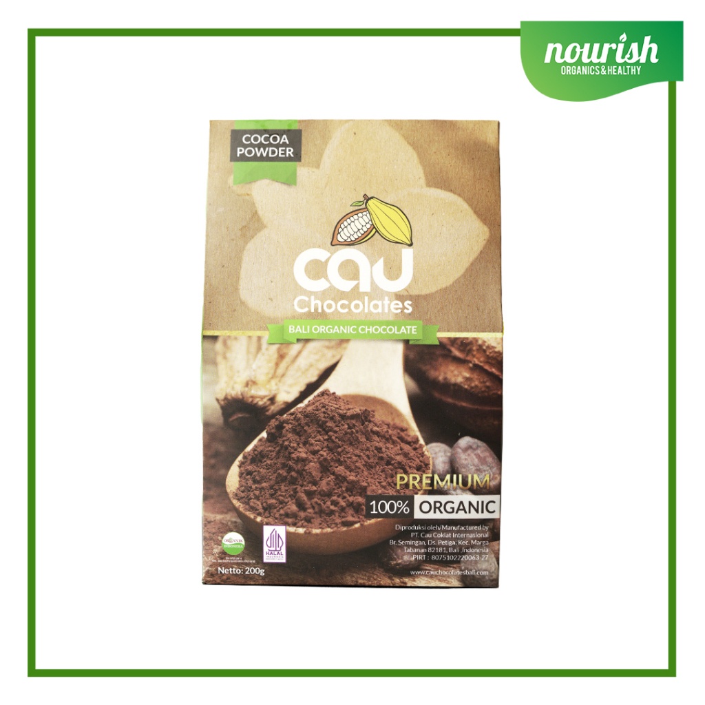 

Cau Chocolate, Organic Raw Cocoa Powder 200Gr / Halal
