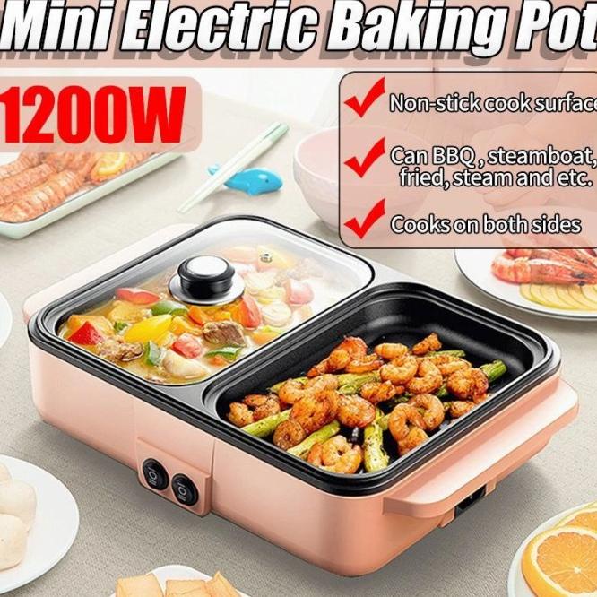 Panci Rebus Panggang Kompor Listrik Multifungsi Hotopot Elektrik