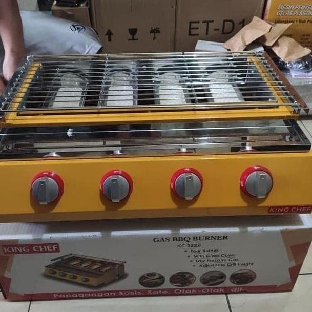 Kompor Panggang Sosis Gas Getra 4 Tungku Et-K222