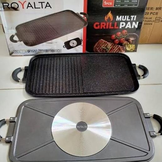 Royalta Multi Grill Pan / Alat Panggang Bbq Diatas Kompor/ Bbq Grill