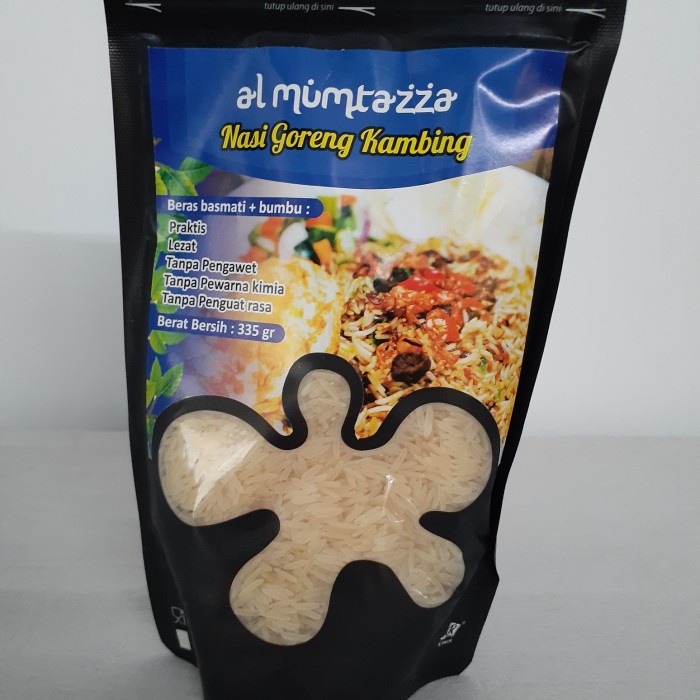

Nasi Goreng Kambing Al Mumtazza Basmati Bumbu Instan
