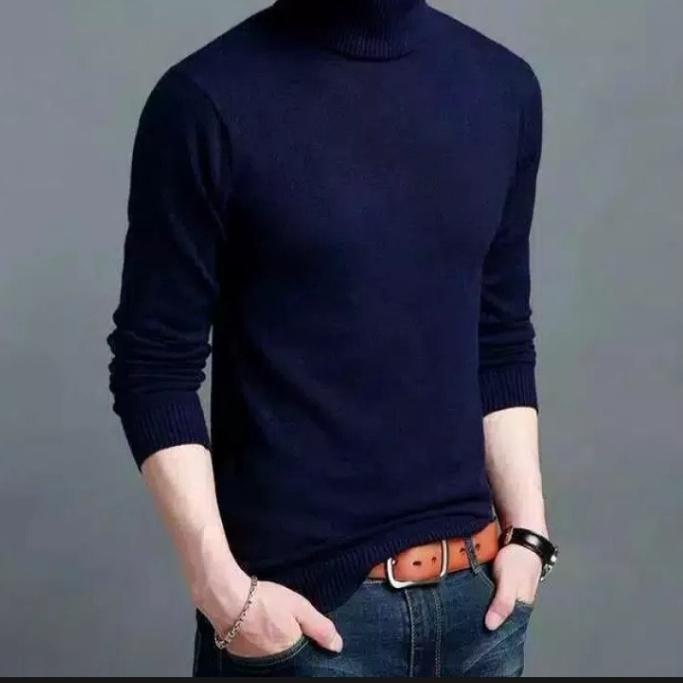 Terbaru Uk Xl Xxl Sweater Turtlene Pria/Sweater Rajut/Sweater Rajut El Turtlene/Baju Leher
