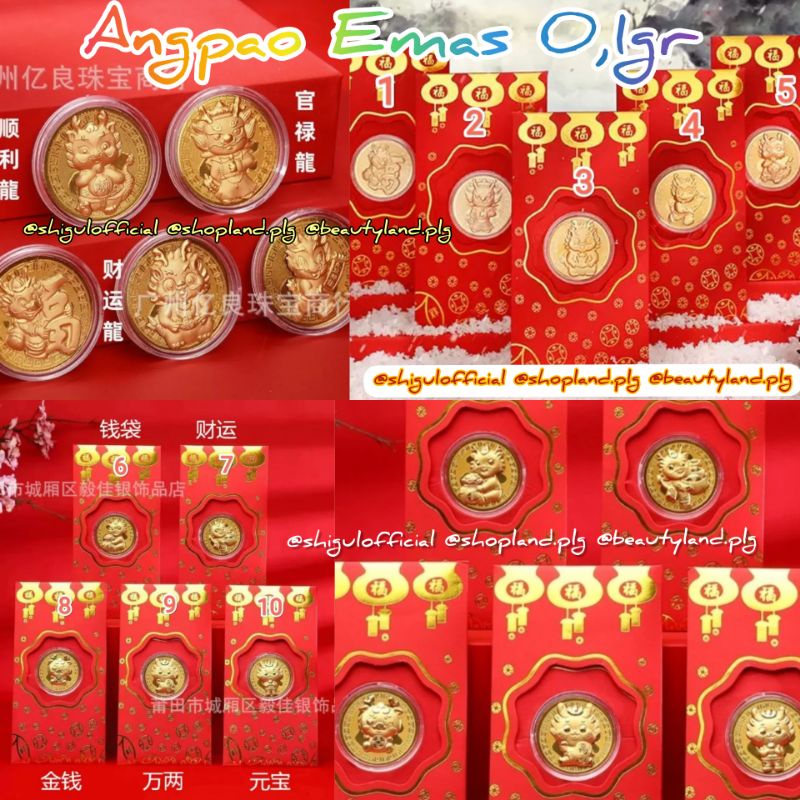 

Angpao Gold 24k Angpao Emas Naga 2024 berat 0,1gr kadar 999 BERSERTIFIKAT Angpao Emas Asli 2024 imlek shio Naga Dragon