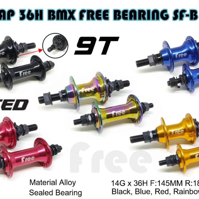 Hub BMX hole 36 Free alloy 9t bering 5 jangkrik The best