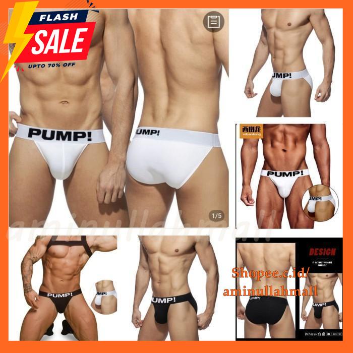 CELANA DALAM PRIA  TANGA PUMP CD CELANA DALAM SEMPAK BRIEF SPORTS SEXY KUALITAS PRODUK TERBAIK