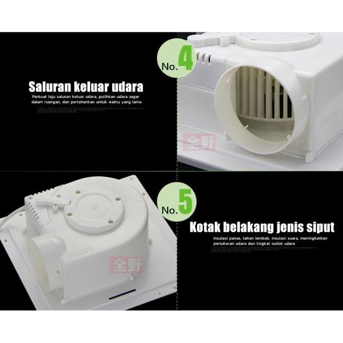 EXHAUST FAN PLAFON / HEKSOS / KIPAS ANGIN HISAP DAPUR KAMAR MANDI KAMA