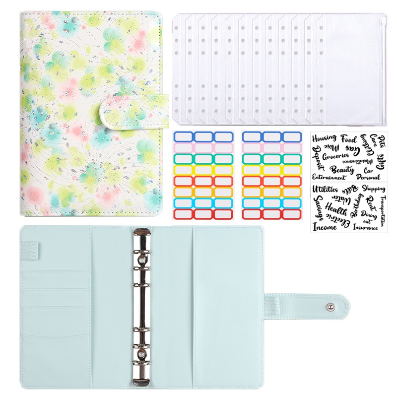 

1 Set Binder A6 Aesthetic Korea Notebook Catatan Bunga Kecil Pu Halaman Langsung Buku Pegangan Ring