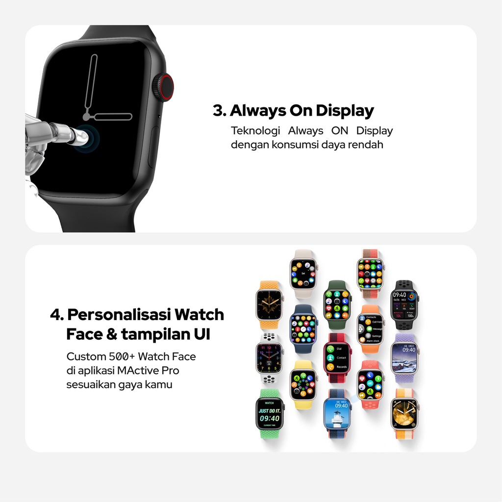 [Smsung]Watch 8 Pro Max 45Mm Bluetooth Smart Watch Full Touch Screen Phone Call Ip68 Waterproof -