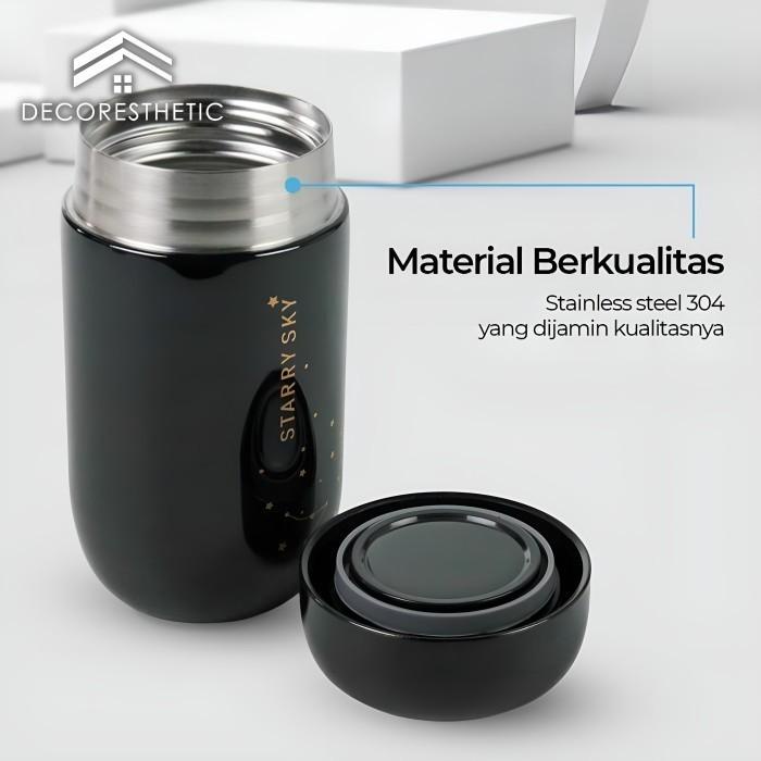 STARRY DUST TUMBLER THERMOS CUP GELAS TERMOS KOPI TEH MINI 200 ML