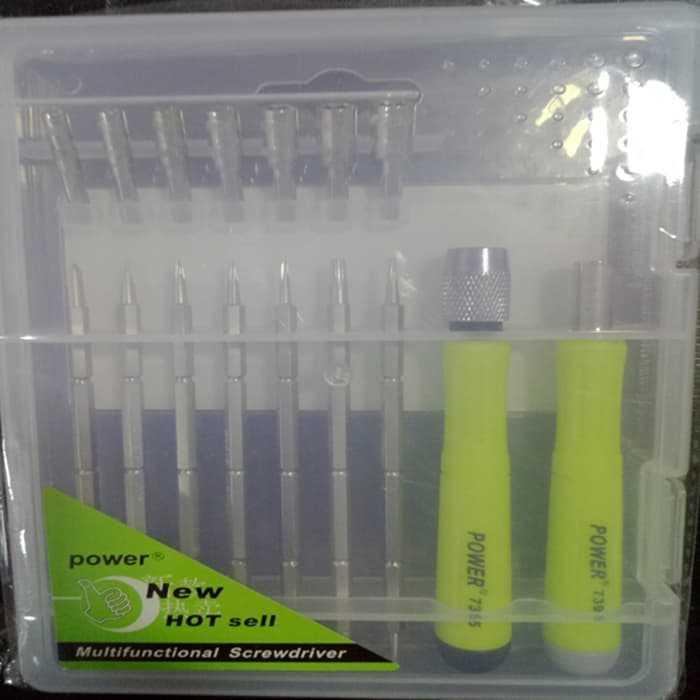 Power 7395A 16In1 Portable Screwdriver Set / Obang Set Presisi Diskon Besar2An 