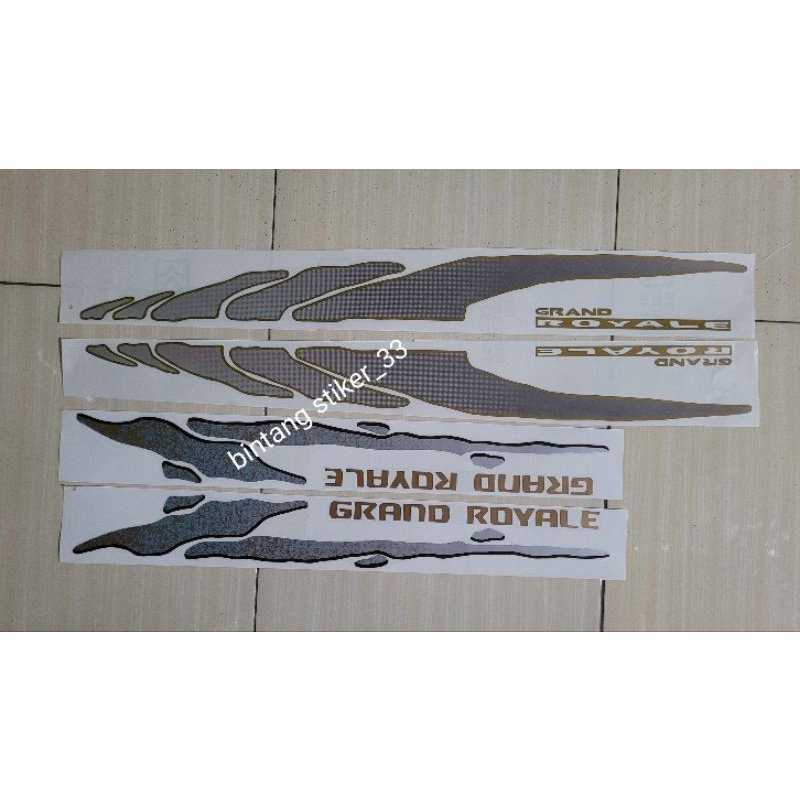 Stiker isuzu panther grand royale lama/stiker grand royale/stiker grand royale baru