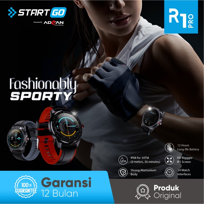 NEW SMARTWATCH ADVAN STARTGO R1 PRO ORIGINAL TERBARU