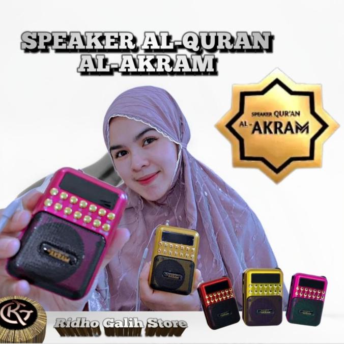 SPEAKER MUROTTAL AL QURAN AL AKRAM TIPE MINI TRAVELLER KONTEN