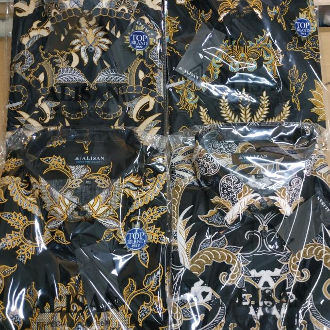 Batik Alisan Lengan Pendek, Size 16.5 - 17.5 (Jumbo) Pengiriman Cepat