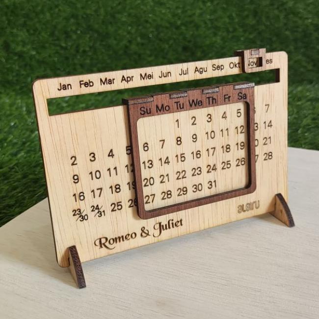 

Kalender Kayu Sepanjang Masa Calendar Abadi Aesthetic