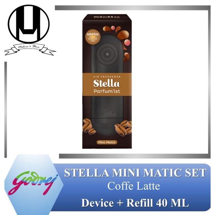 Stella Mini Matic Parfumist Pengharum Ruangan Otomatis - Coffe Latte