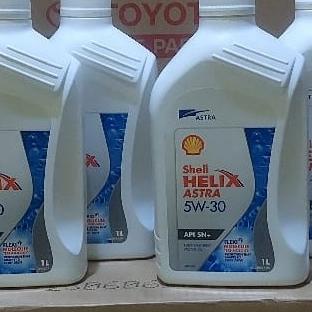 Diskon Oli Mobil Shell Helix Astra 5W-30 ( 4  ltr ) API SN | Original |