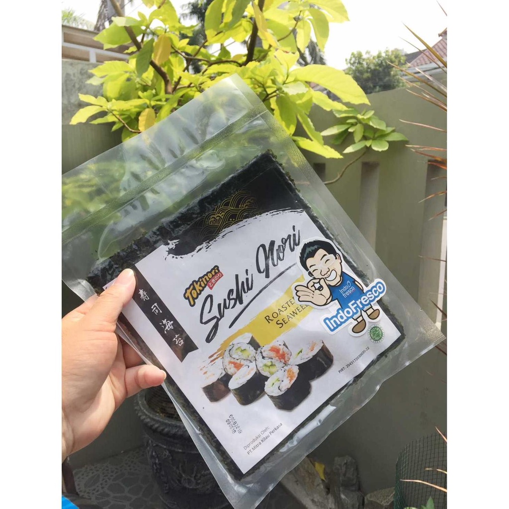 

Tokinori Yaki Sushi Nori- Roasted Seaweed- Rumput Laut 10 pc