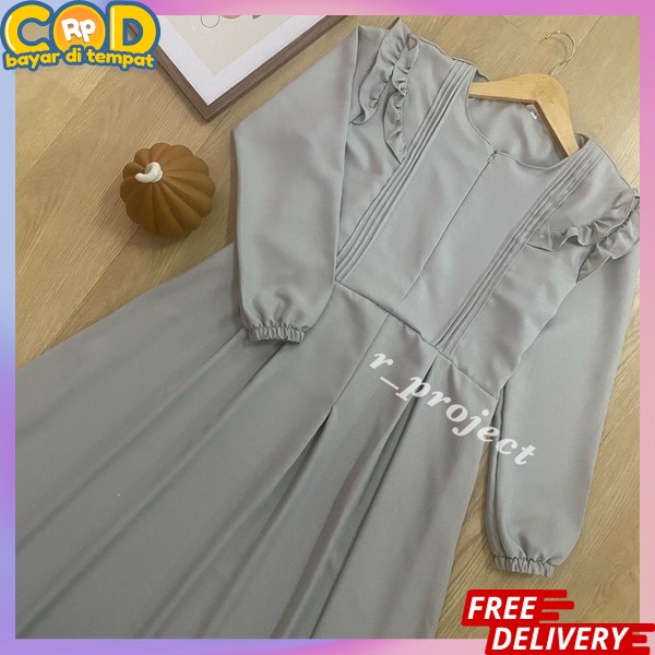Gamus Perempuan Lebaran 2024 Baju Dress Polos Tanggung Ibu Hamil Games Kekinian Bsju Ibu2 Kondangan 