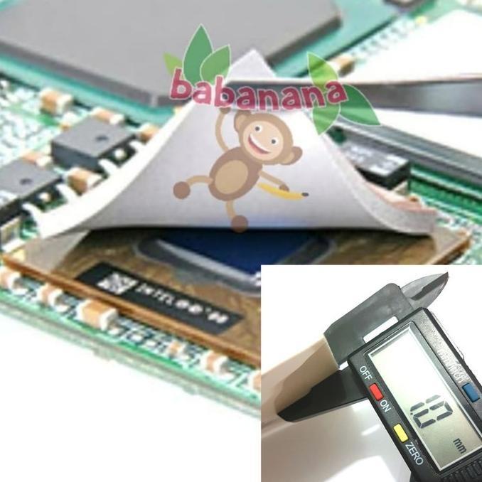 THERMAL PAD 100MM X 100MM X 10MM GREY PROSESOR MEMORY HEATSINK