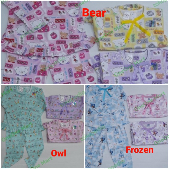 Piyama Anak Perempuan / Chery House Piyama Anak Perempuan Dds_Ready