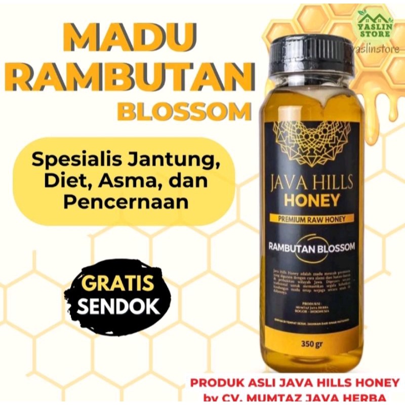 

Madu RAMBUTAN BOLOSSOM javahills 350, MADU MURNI, BERKUALITAS, ALAMI, PREMIUM, ASLI