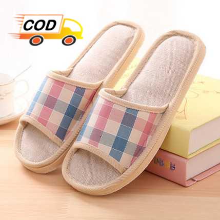 Sandal Selop Wanita Slipper Kain Sol Karet Empuk Slop Anti Slip Nyaman Kamar Tidur