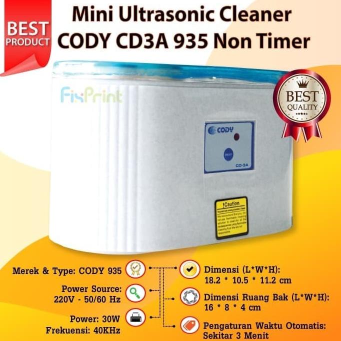 Mini Ultrasonic Cleaner DADI DA-968 + Timer Murah