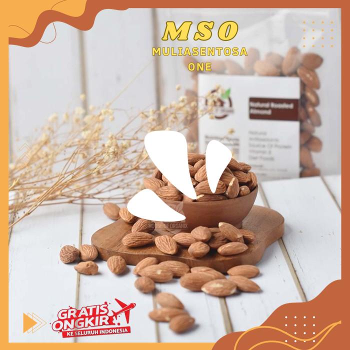 

NATURAL ROASTED ALMOND (PANGGANG) 500 GR - TC PRODUK BEST PRODUK !!