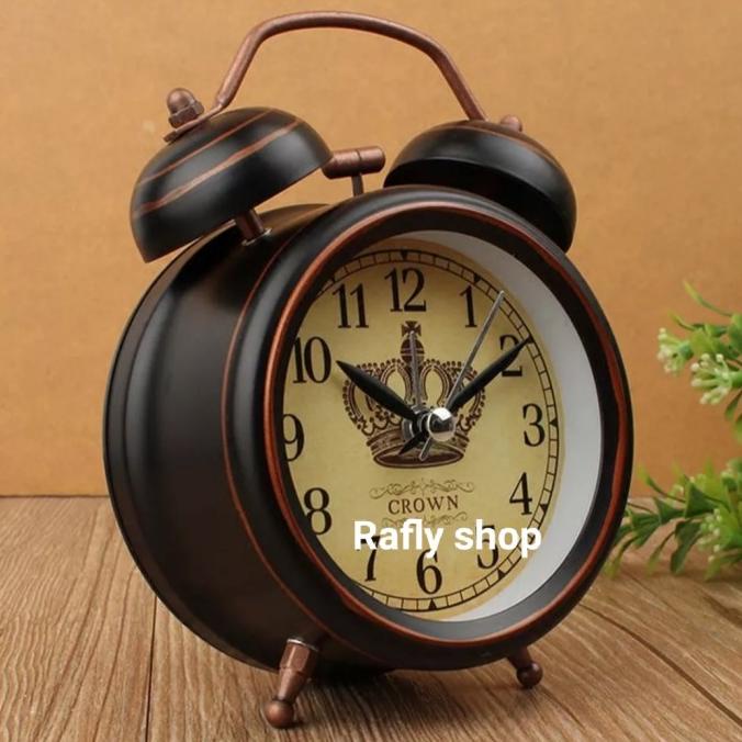 Terbaru jam weker kring/meja klasik/vintage 3301 .,