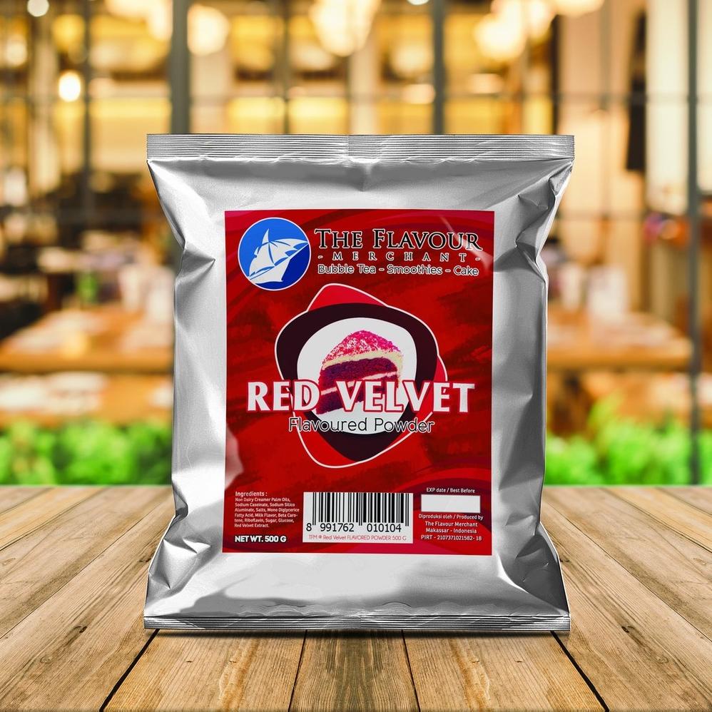 

Model Baru MAKASSAR Red Velvet Powder - Red Velvet FM Flavoured Powder 500gr ~