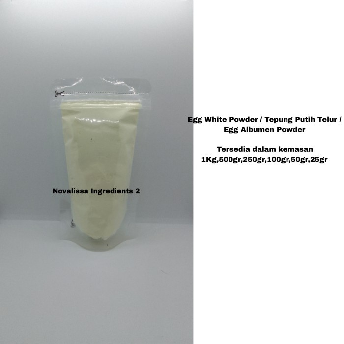 

Egg White Powder / Tepung Telur Putih / Egg Albumen Powder 250gr