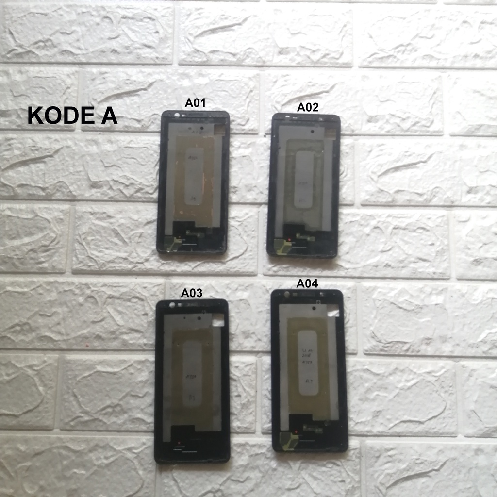 Frame Samsung A7 A750 2018 tatakan LCD copotan