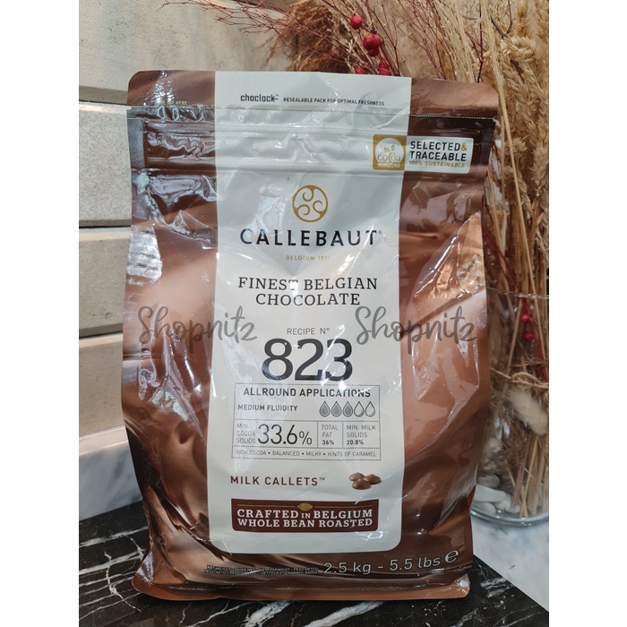 

TERLARIS BARRY CALLEBAUT 2,5 KG MILK CALLETS 33,6% 823 FINEST BELGIAN CHOCOLATE