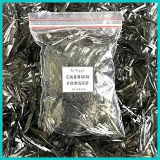Carbon Forged Halus Warna Hitam Black 10gr Serat Metalik Warni Kevlar